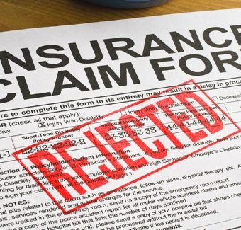 insurance claim rejected