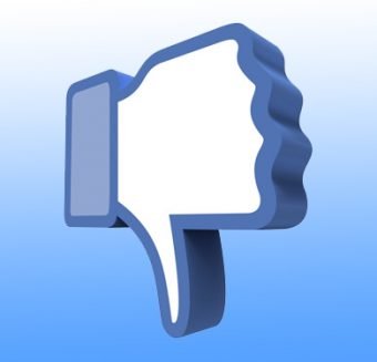 facebook thumbs dowm